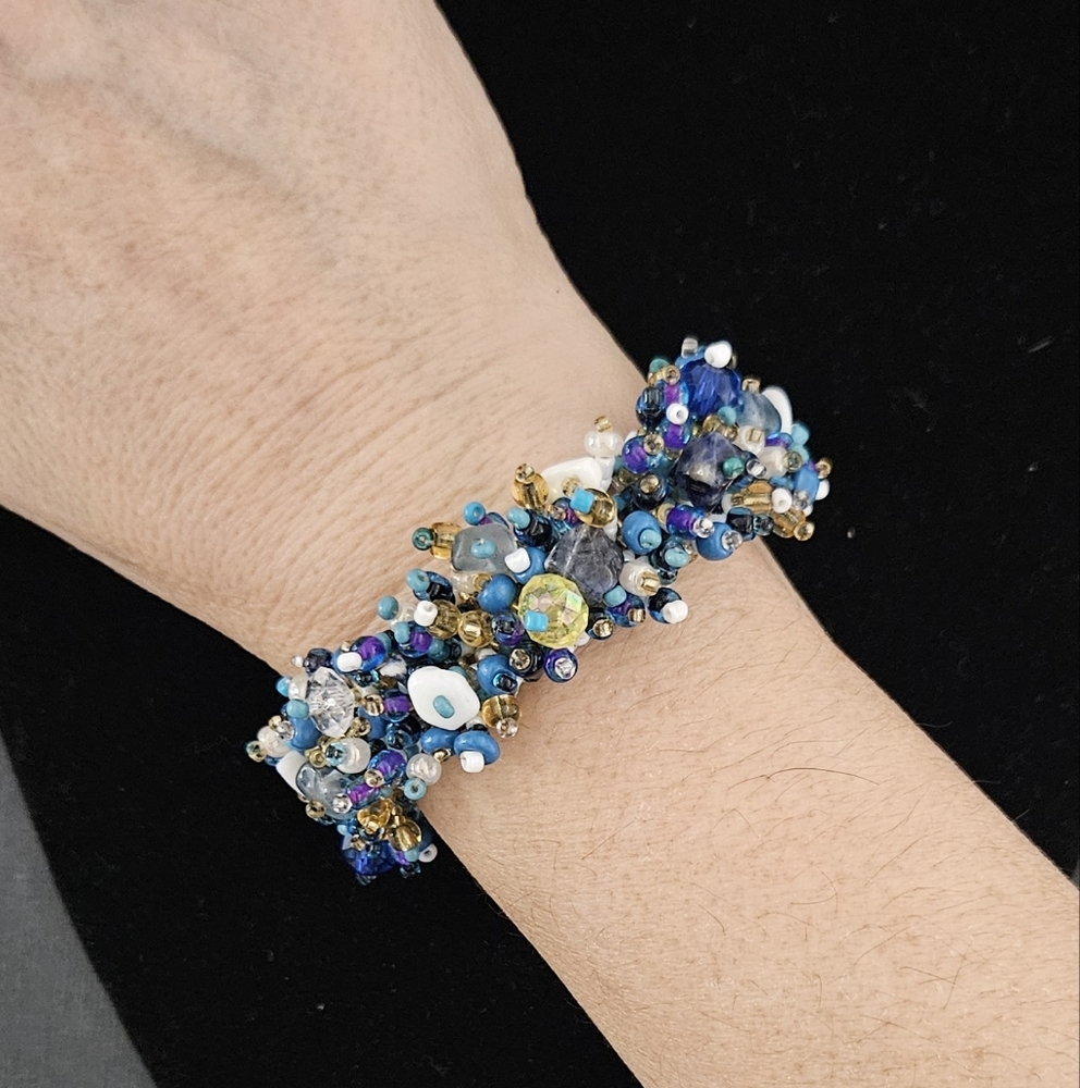 Mexican Bead & Stone Bracelet